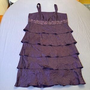 Vintage DRESSBARN Collection SZ 14 PURPLE DRESS & JACKET - Mother of the Bride